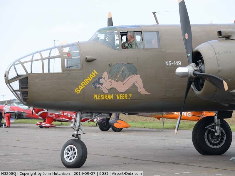 N320SQ, 1944 North American B-25N Mitchell C/N 108-32782, Seething Charity Air Day 2014