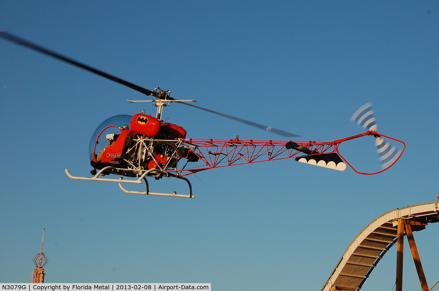 N3079G, 1964 Bell 47G-3B-1 Sioux C/N 2921, Bat Copter at Florida State Fair