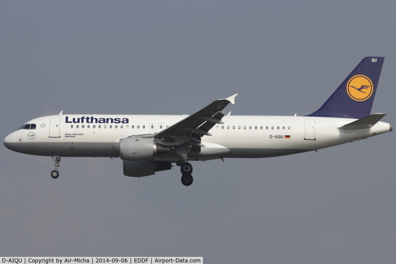 D-AIQU, 2000 Airbus A320-211 C/N 1365, Lufthansa