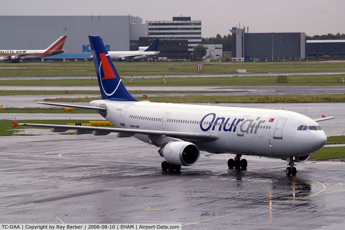 TC-OAA, 1994 Airbus A300B4-605R C/N 744, Airbus A300B4-605R [744] (Onur Air) Amsterdam-Schiphol~PH 10/08/2006