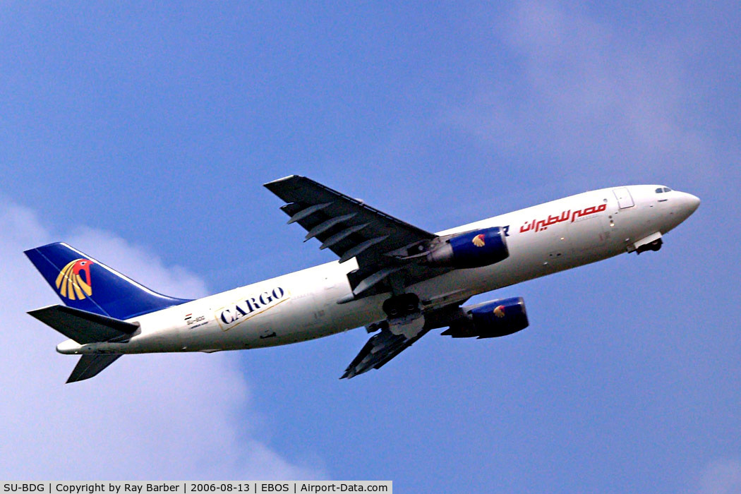 SU-BDG, 1982 Airbus A300B4-203 C/N 200, Airbus A300B4-203F [200] (Egyptair Cargo) Ostend-Oostende~OO 13/08/2006