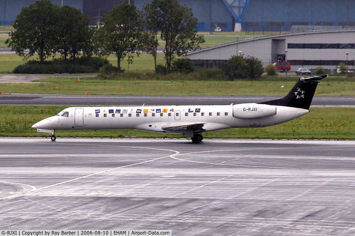 G-RJXI, 2001 Embraer EMB-145EP (ERJ-145EP) C/N 145454, Embraer ERJ-145EP [145454] (British Midland Regional) Schiphol~PH 10/08/2006