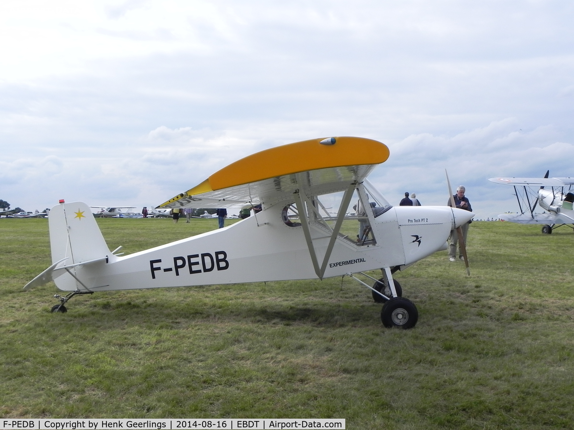 F-PEDB, Protech PT-2 Sassy C/N PT-1164, Schaffen Diest Oldtimer Fly In, Belgium