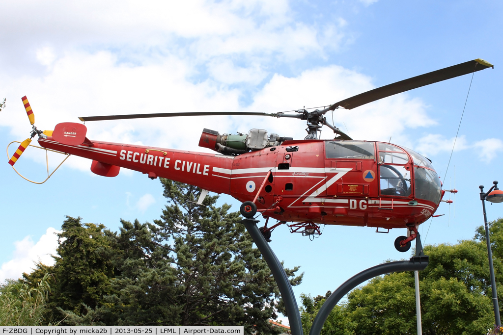 F-ZBDG, Sud SA-316B Alouette III C/N 1749, Preserved