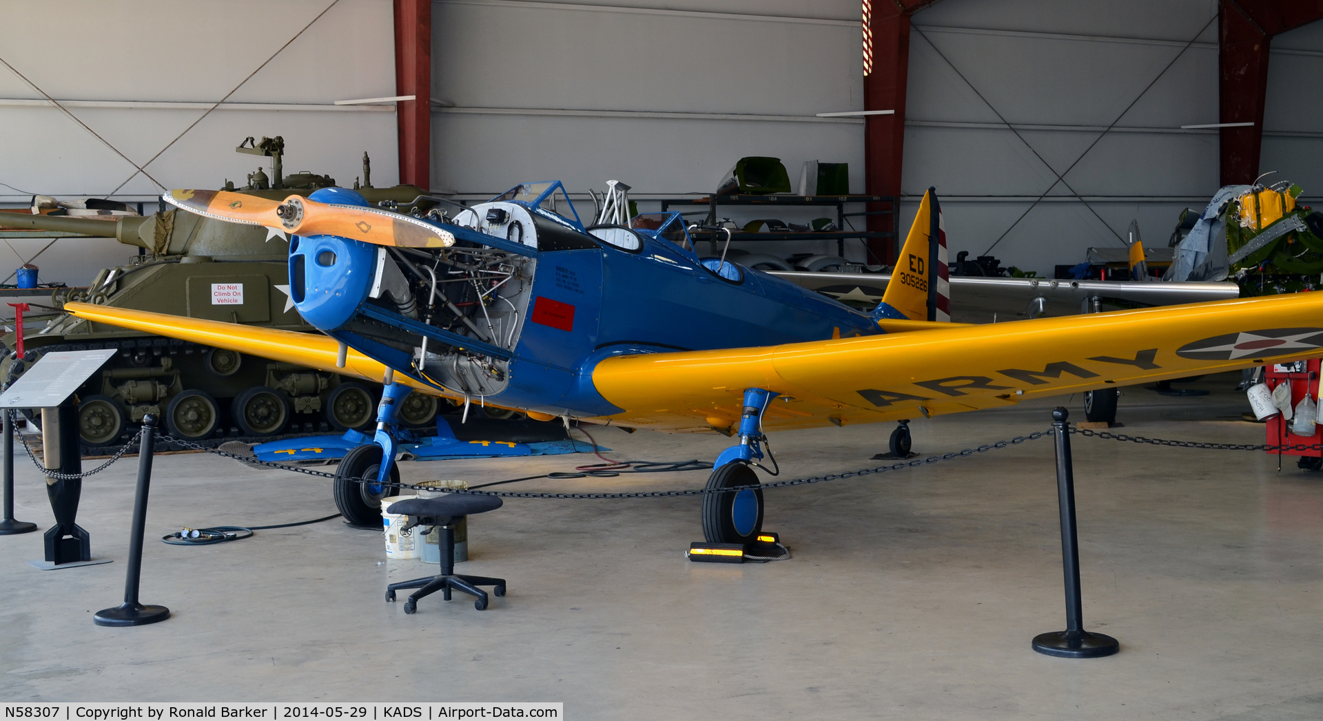 N58307, 1943 Fairchild M-62A C/N T43-5226, Cavanaugh Flight Museum, Addison, TX