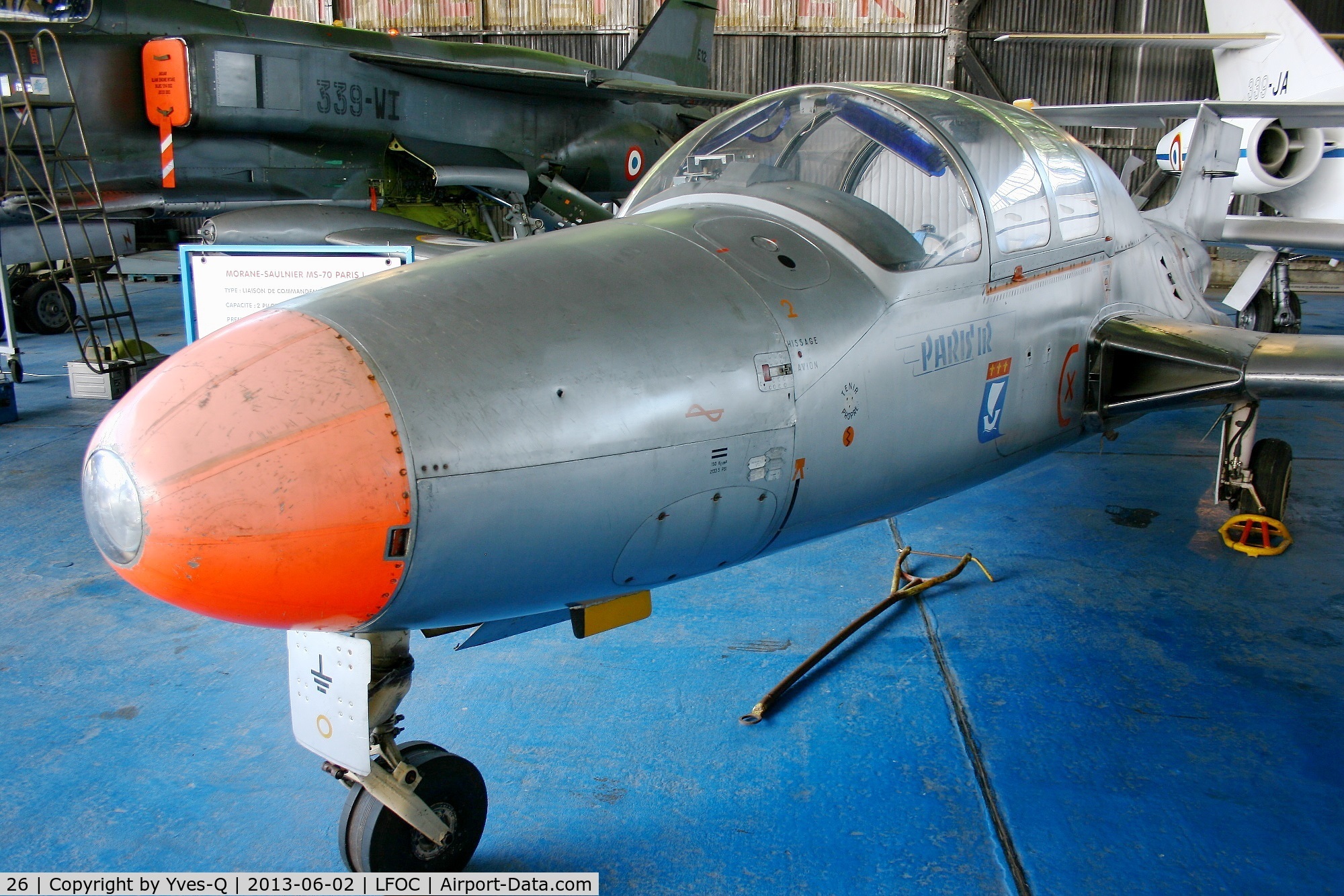 26, Morane-Saulnier MS.760 Paris C/N 26, Morane-Saulnier MS760 Paris (128-VP), Canopée Museum Châteaudun Air Base 279 (LFOC)