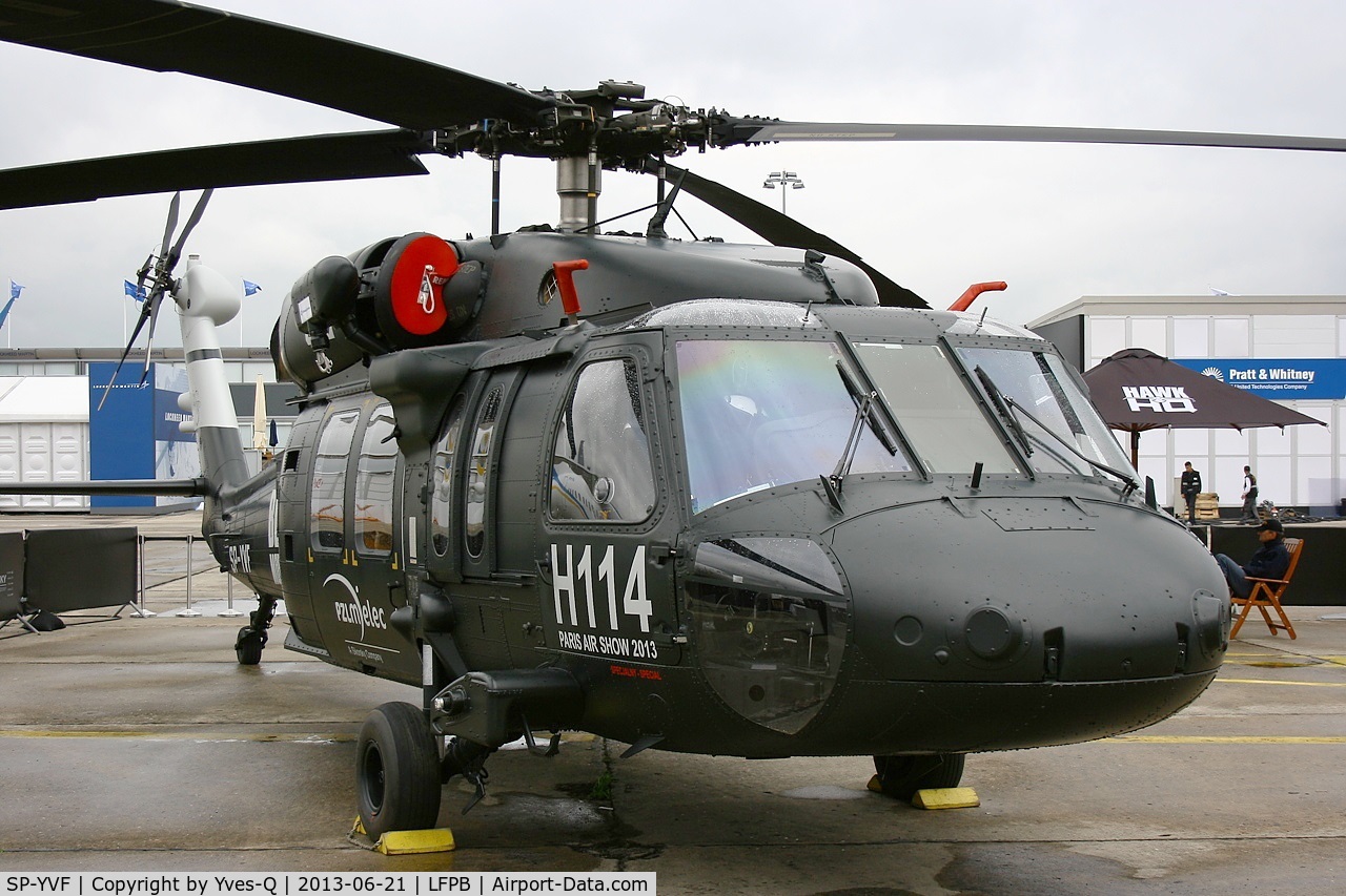 SP-YVF, 2011 Sikorsky S-70i Black Hawk C/N 0007/70-3743, Sikorsky S-70i Black Hawk, Paris-Le Bourget Air Show 2013