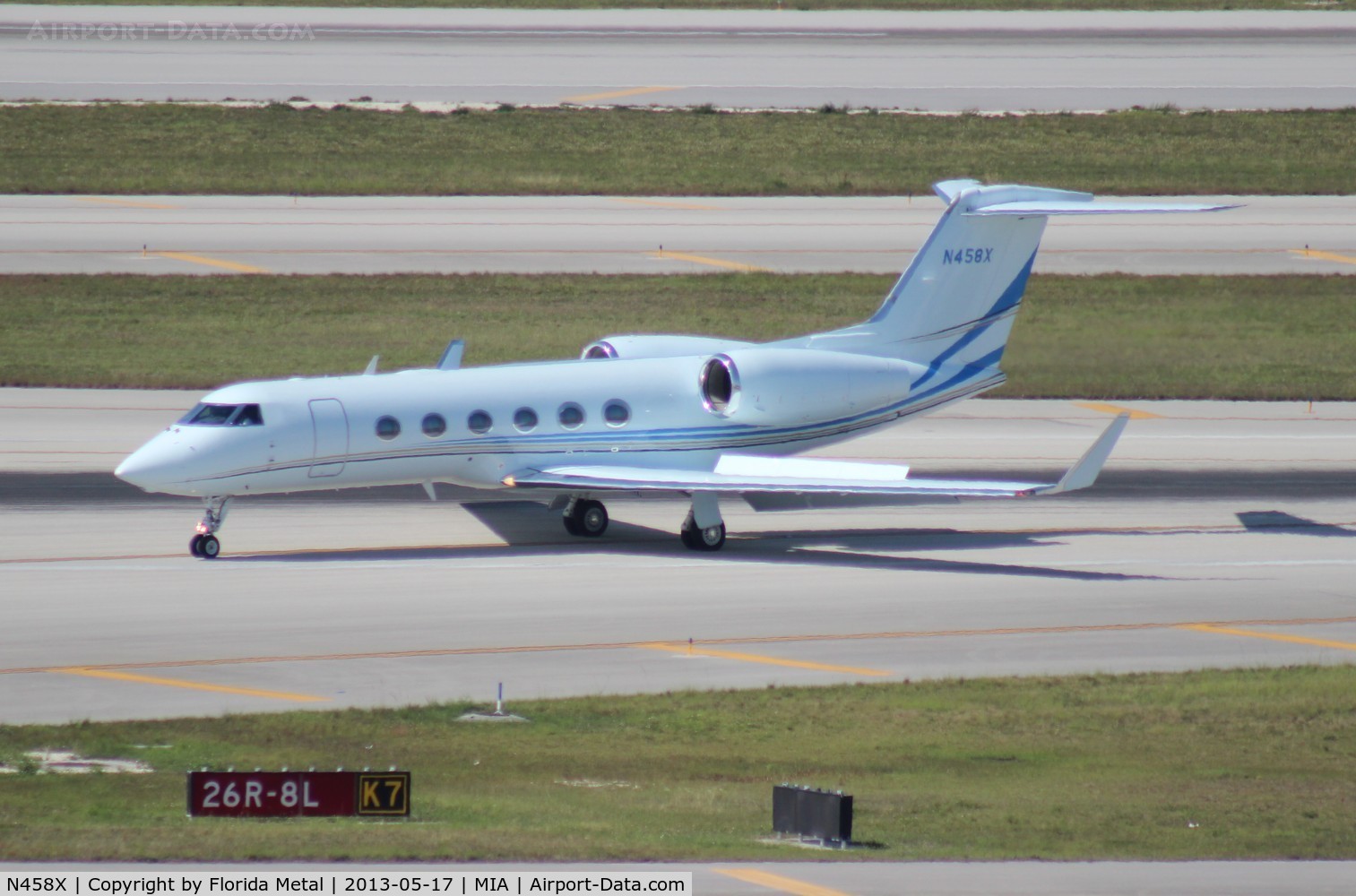 N458X, 2008 Gulfstream Aerospace GIV-X (G450) C/N 4138, Gulfstream 450