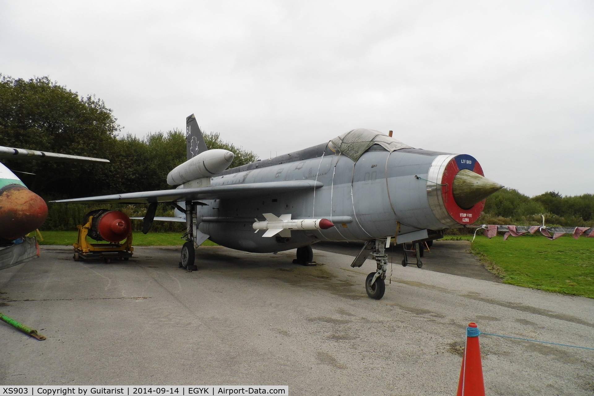XS903, English Electric Lightning F.6 C/N 95249, At the York Air Museum