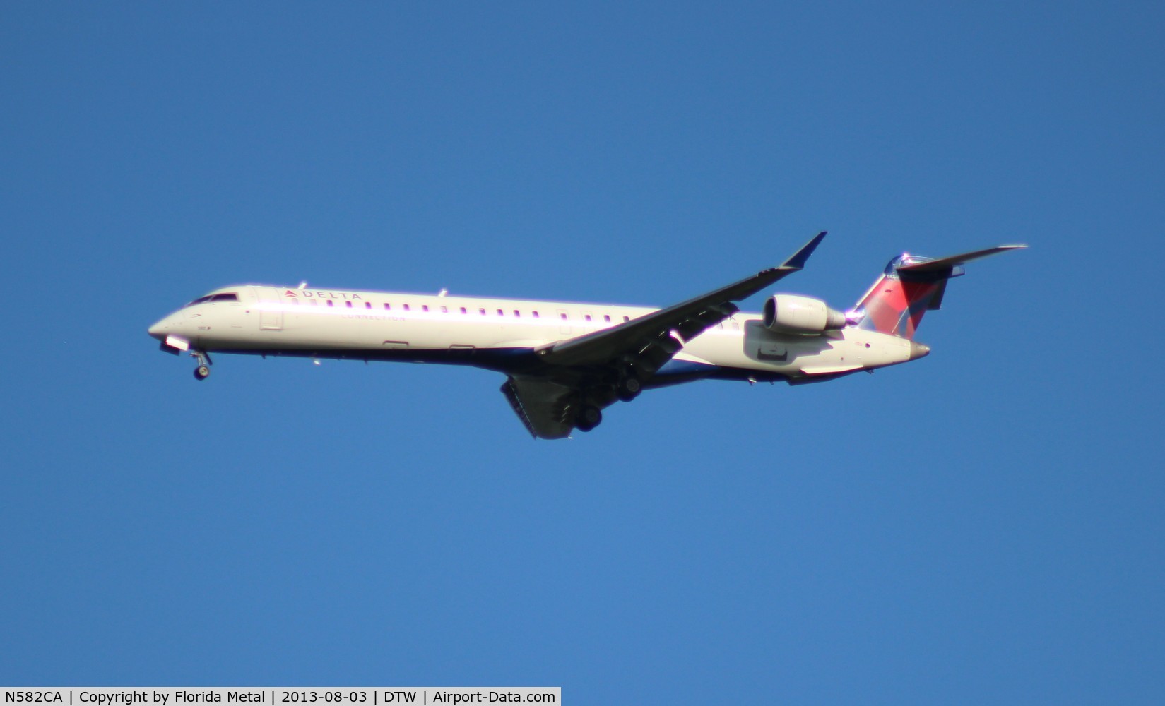 N582CA, 2008 Bombardier CRJ-900ER (CL-600-2D24) C/N 15171, Delta Connection CRJ-900