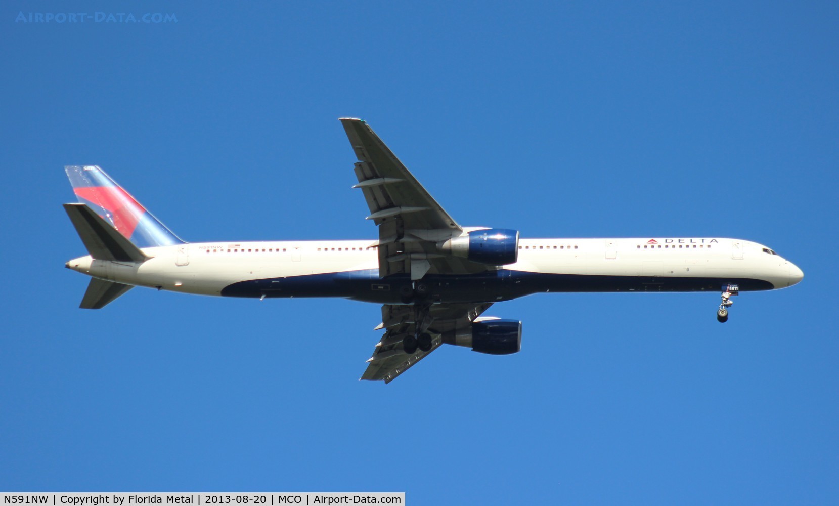 N591NW, 2003 Boeing 757-351 C/N 32991, Delta 757-300