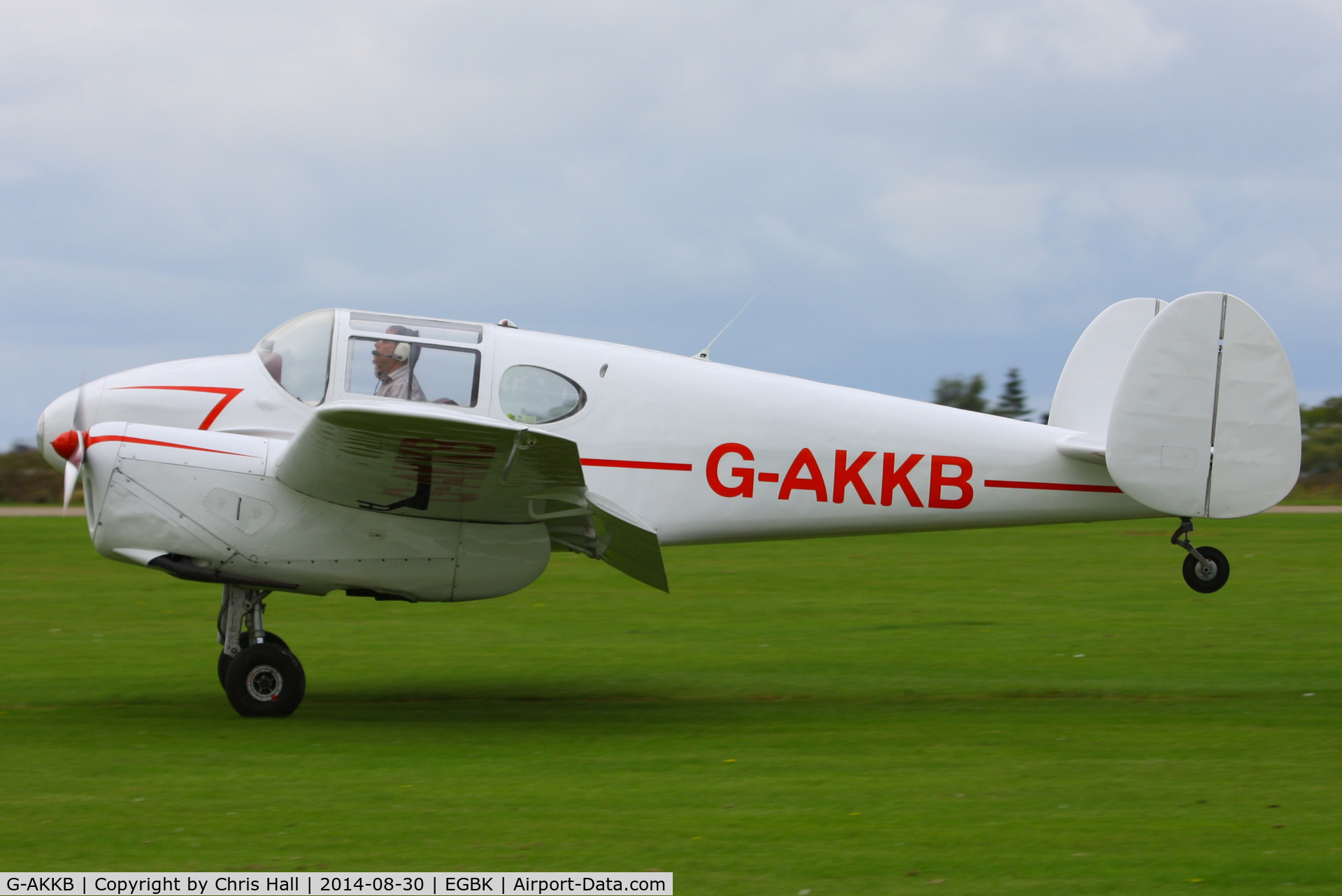 G-AKKB, 1947 Miles M-65 Gemini 1A C/N 6537, at the LAA Rally 2014, Sywell