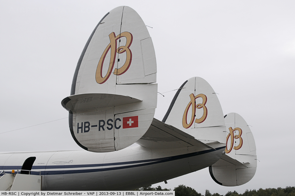 HB-RSC, 1955 Lockheed C-121C Super Constellation (L-1049F) C/N 1049F-4175, Breitling L1049C