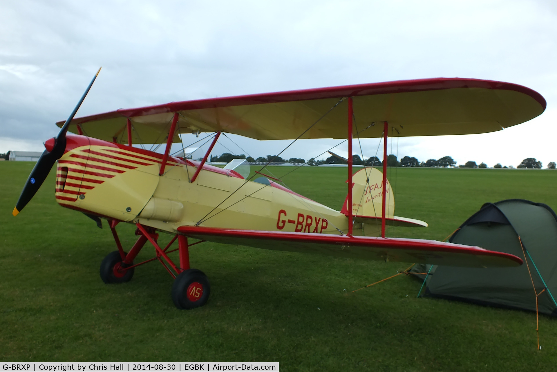 G-BRXP, 1948 Stampe-Vertongen SV-4C C/N 678, at the LAA Rally 2014, Sywell