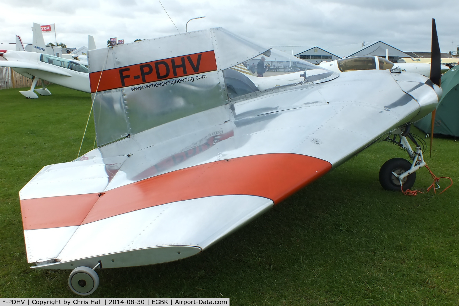 F-PDHV, 2004 Verhees Delta C/N 01, at the LAA Rally 2014, Sywell