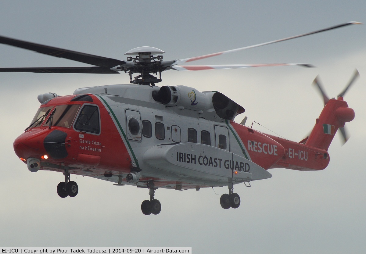 EI-ICU, 2006 Sikorsky S-92A C/N 920034, Cobh Harbour