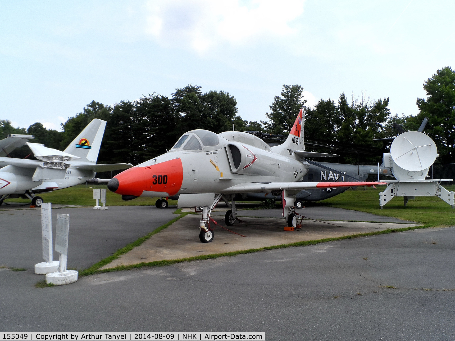 155049, Douglas NA-4M Skyhawk C/N 13865, On display @ the Patuxent River Naval Air Museum