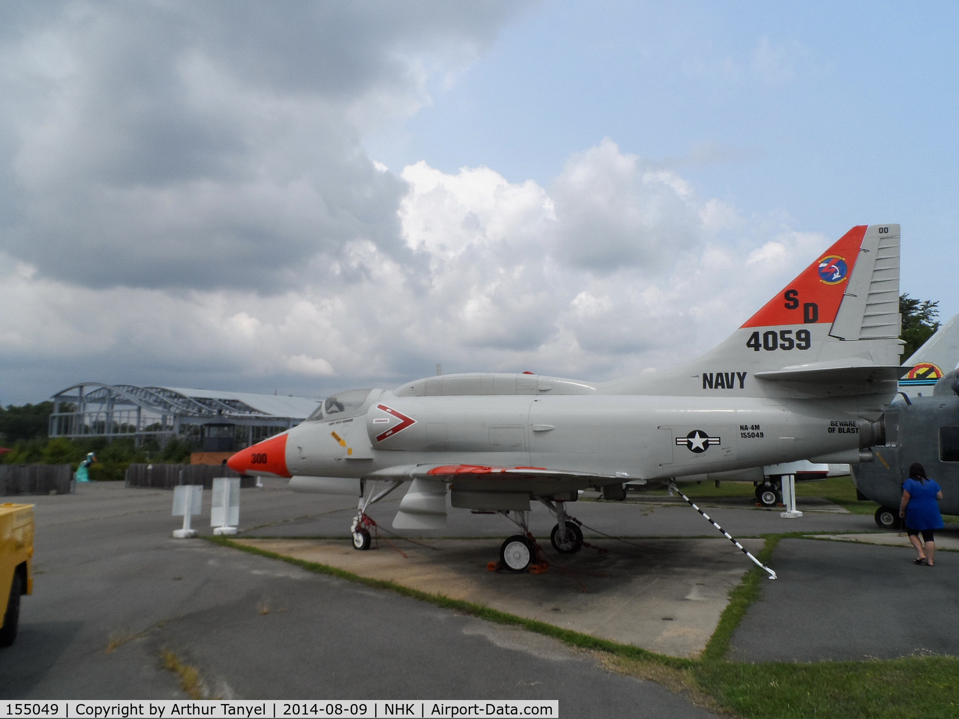155049, Douglas NA-4M Skyhawk C/N 13865, On display @ the Patuxent River Naval Air Museum