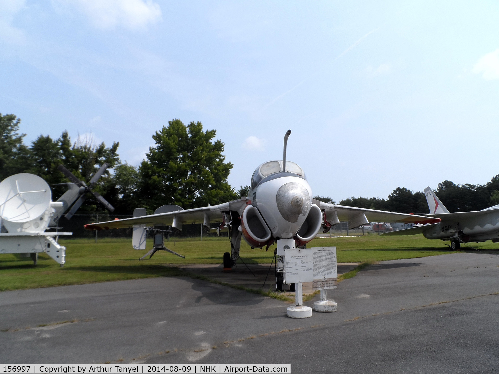 156997, Grumman A-6E Intruder C/N I-466, On display @ the Patuxent River Naval Air Museum