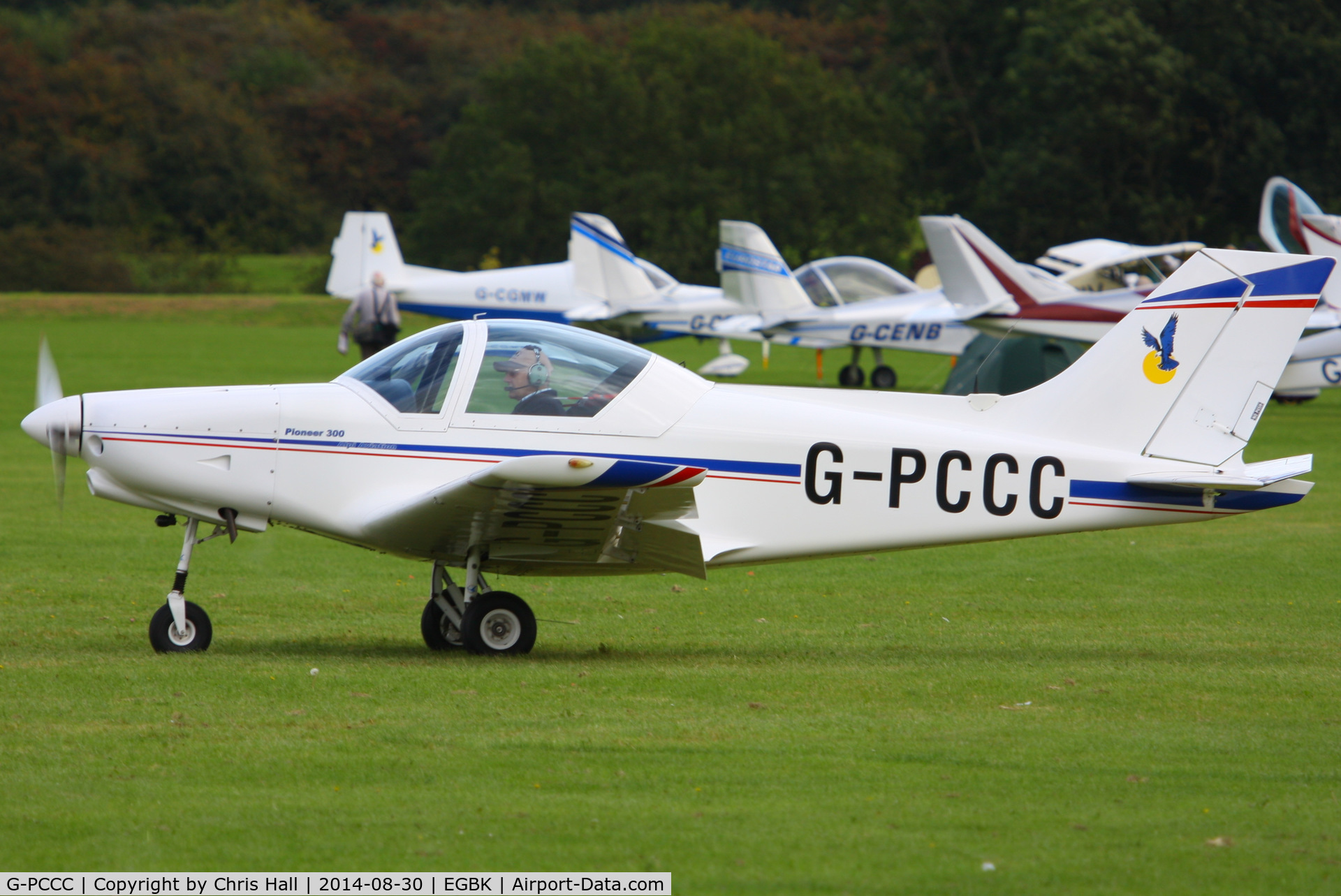 G-PCCC, 2004 Alpi Aviation Pioneer 300 C/N PFA 330-14220, at the LAA Rally 2014, Sywell