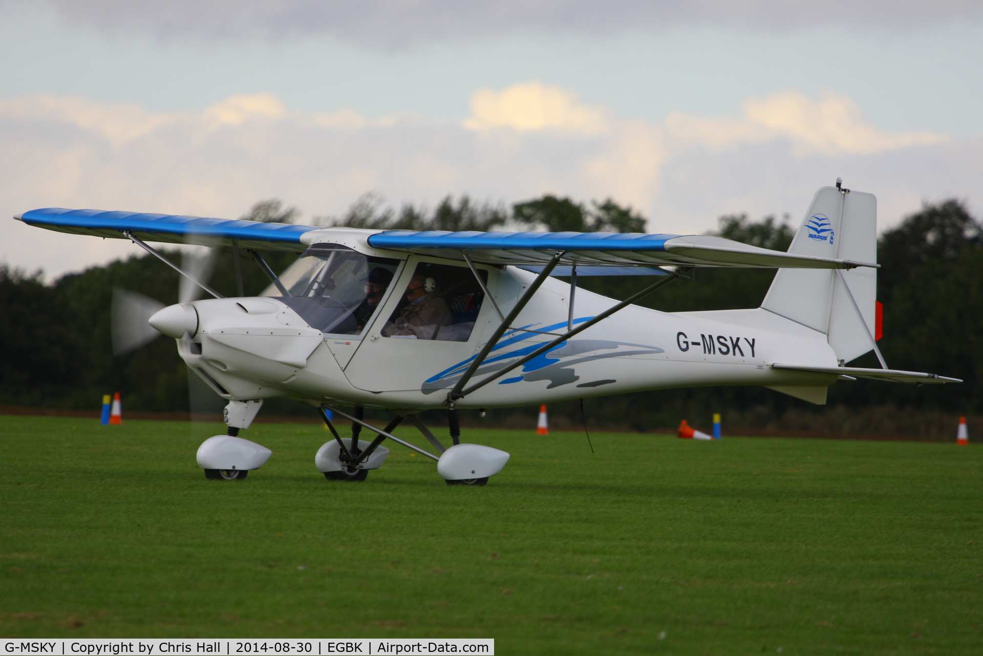 G-MSKY, 2001 Comco Ikarus C42 FB UK C/N PFA 322-13722, at the LAA Rally 2014, Sywell