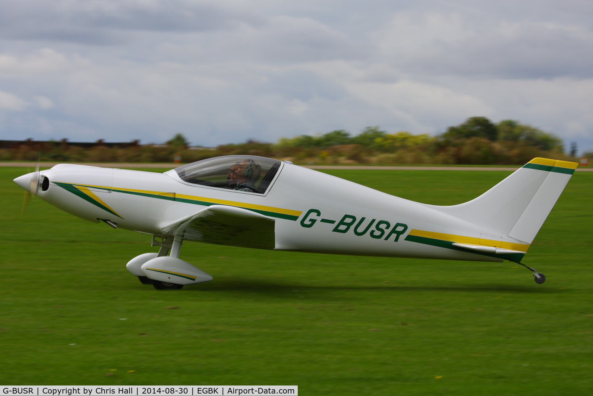 G-BUSR, 1995 Aero Designs Pulsar C/N PFA 202-12356, at the LAA Rally 2014, Sywell