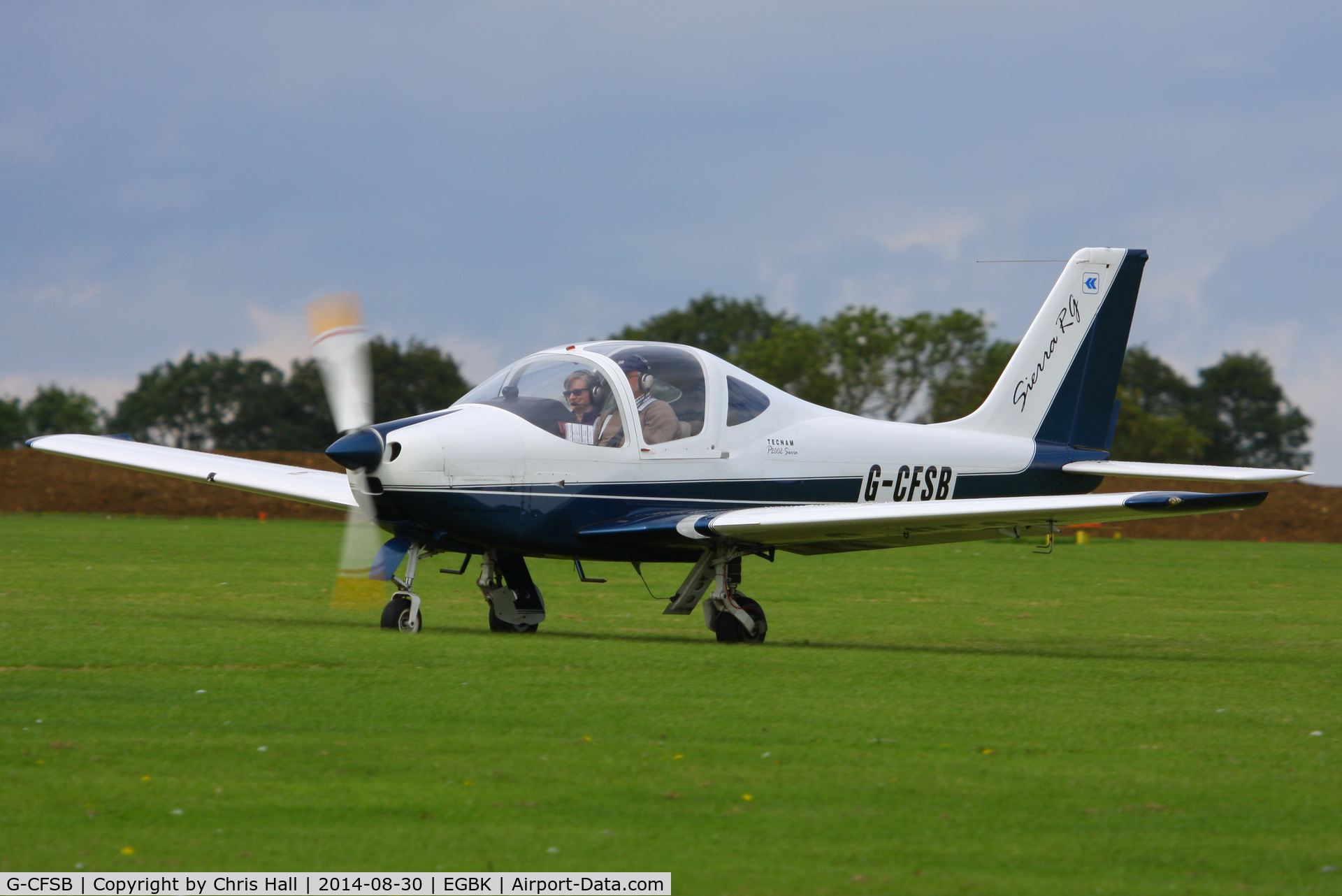 G-CFSB, 2008 Tecnam P-2002RG Sierra C/N LAA 333A-14864, at the LAA Rally 2014, Sywell