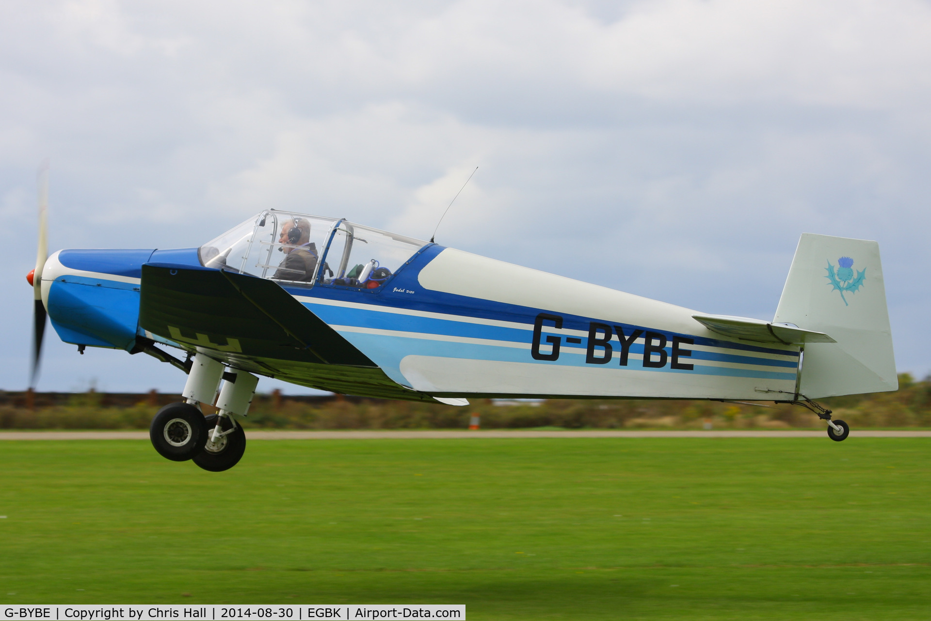G-BYBE, 1964 Jodel (Wassmer) D-120A Paris-Nice C/N 269, at the LAA Rally 2014, Sywell