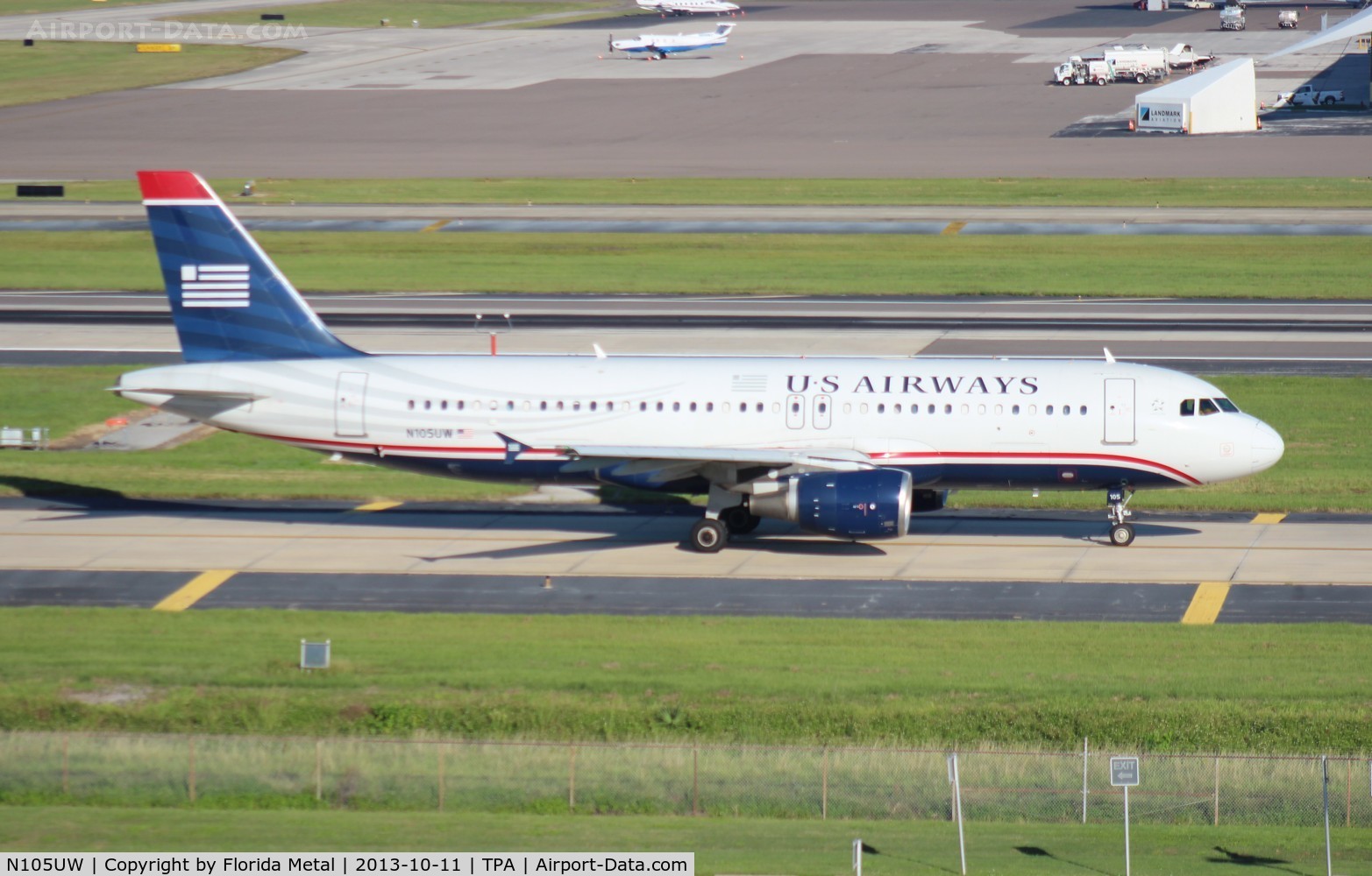 N105UW, 1999 Airbus A320-214 C/N 0868, US Airways A320