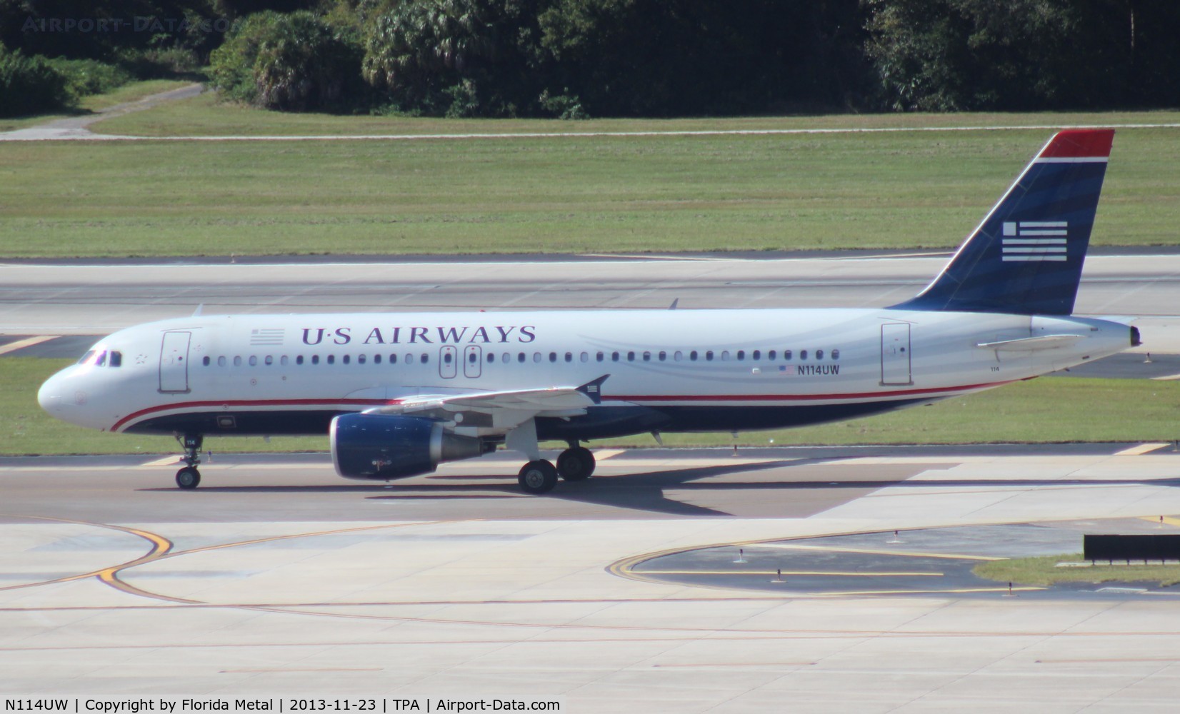 N114UW, 1999 Airbus A320-214 C/N 1148, US Airways A320