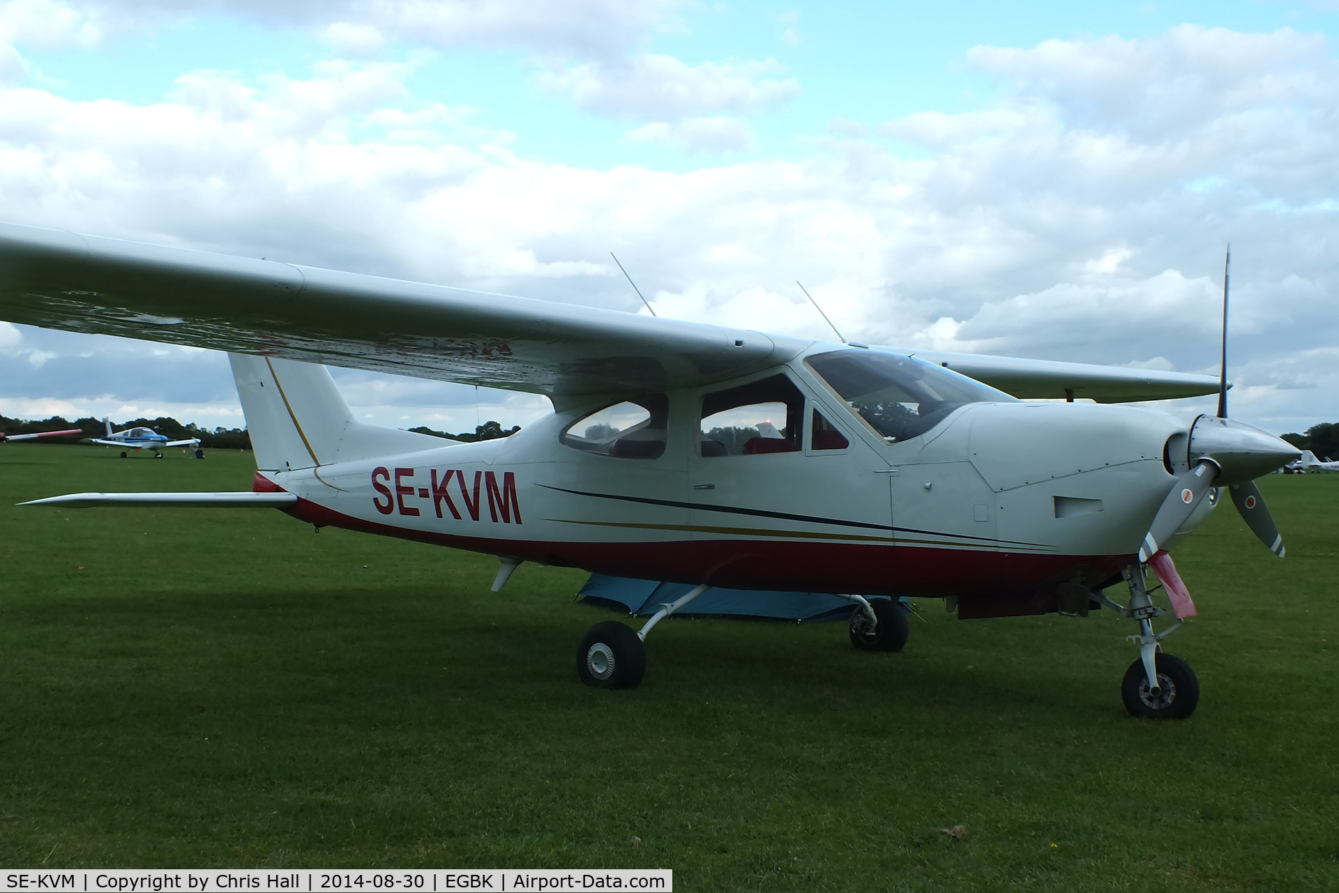 SE-KVM, Cessna F177RG C/N 0115, at the LAA Rally 2014, Sywell