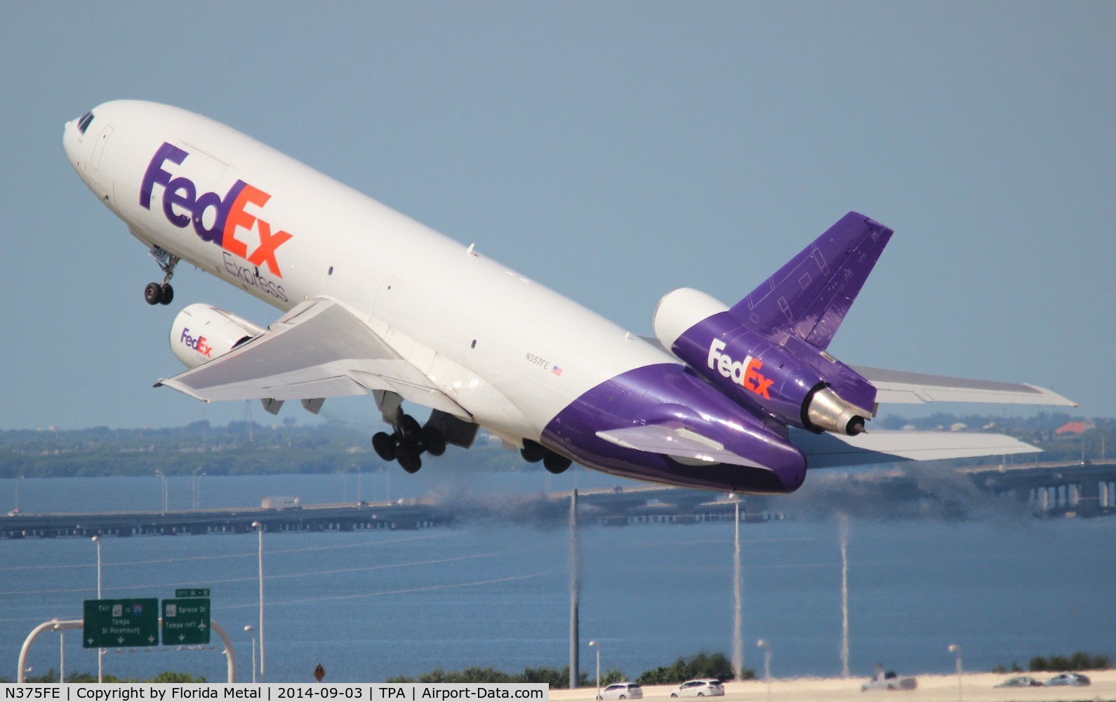 N375FE, 1972 McDonnell Douglas MD-10-10F C/N 46613, Fed Ex MD-10-10F