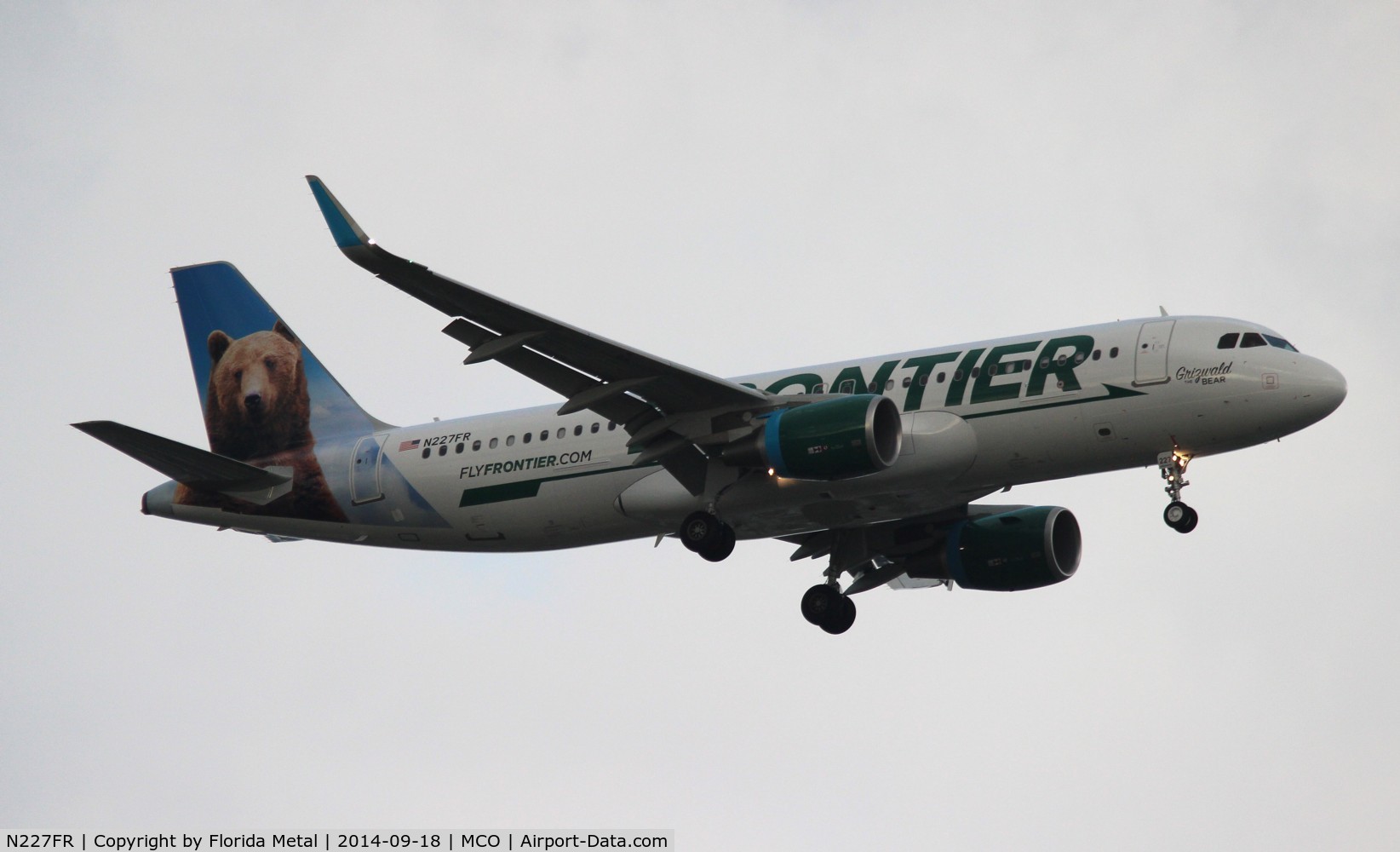 N227FR, 2014 Airbus A320-214 C/N 6184, Frontier 