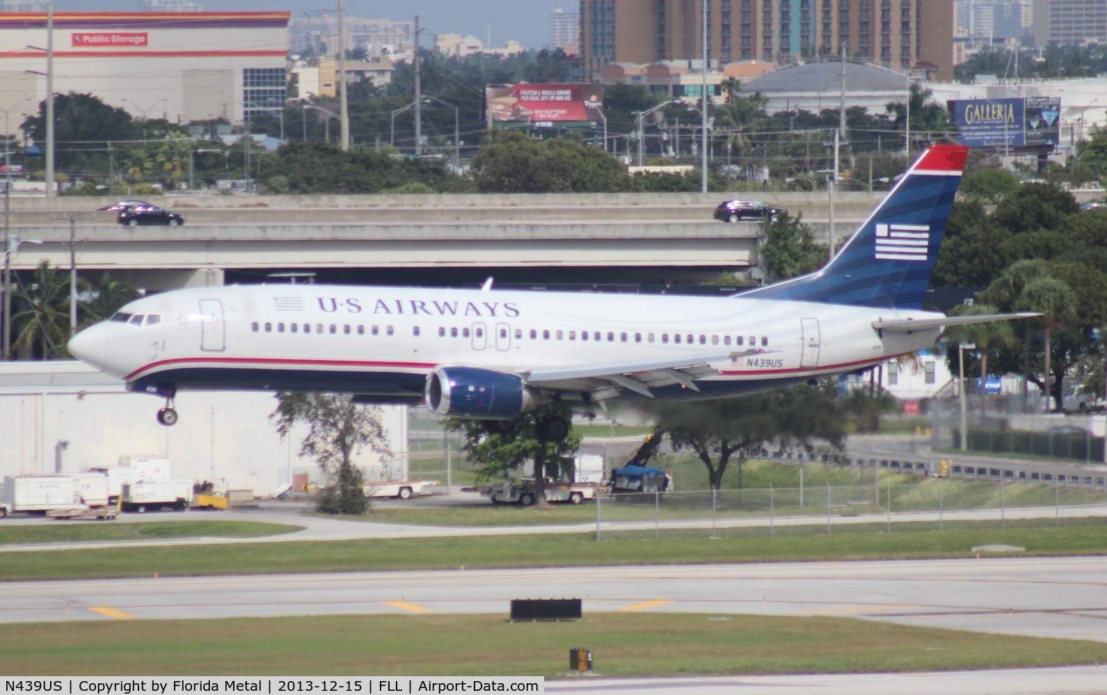 N439US, 1990 Boeing 737-4B7 C/N 24781, US Airways 737-400