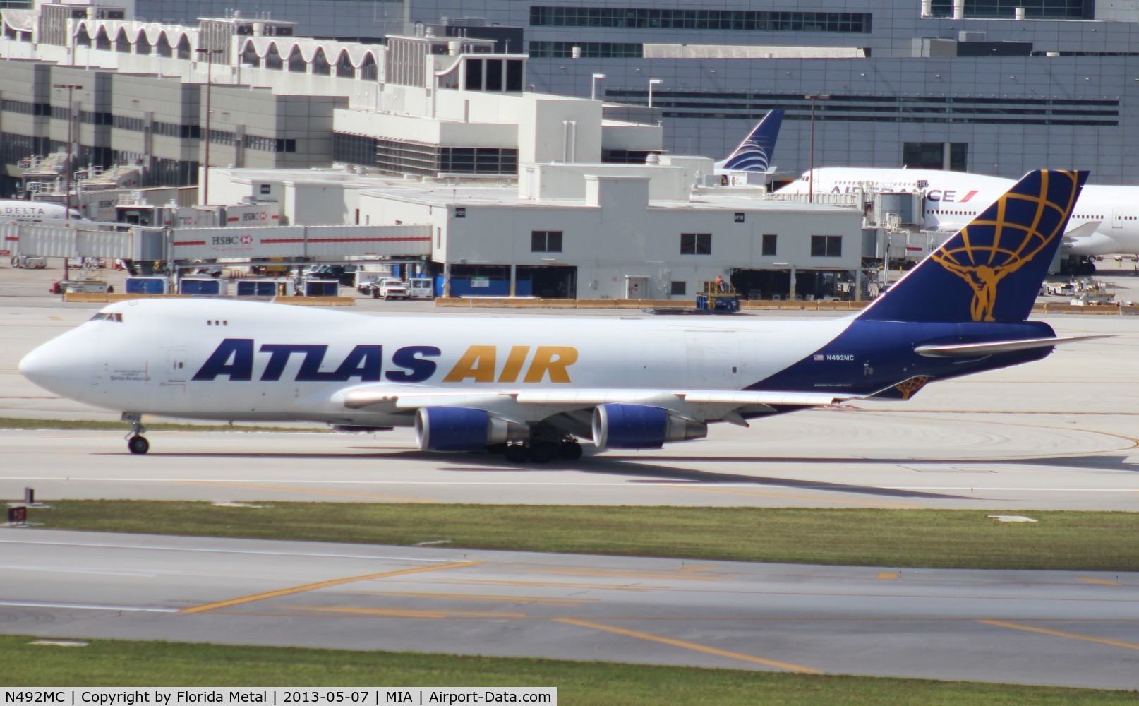 N492MC, 1998 Boeing 747-47UF C/N 29253, Atlas Air 747-400
