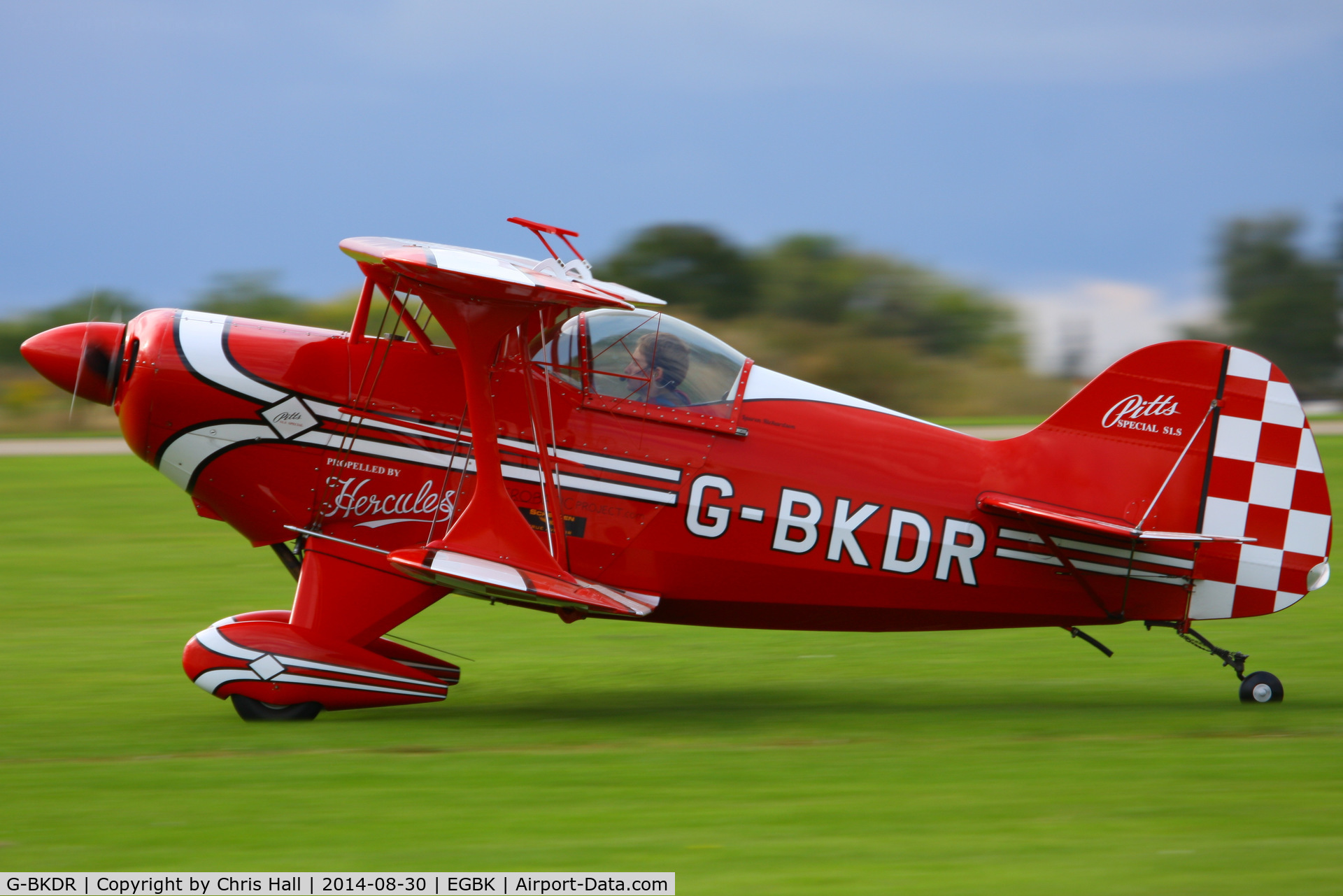 G-BKDR, 1982 Pitts S-1S Special C/N PFA 009-10654, at the LAA Rally 2014, Sywell