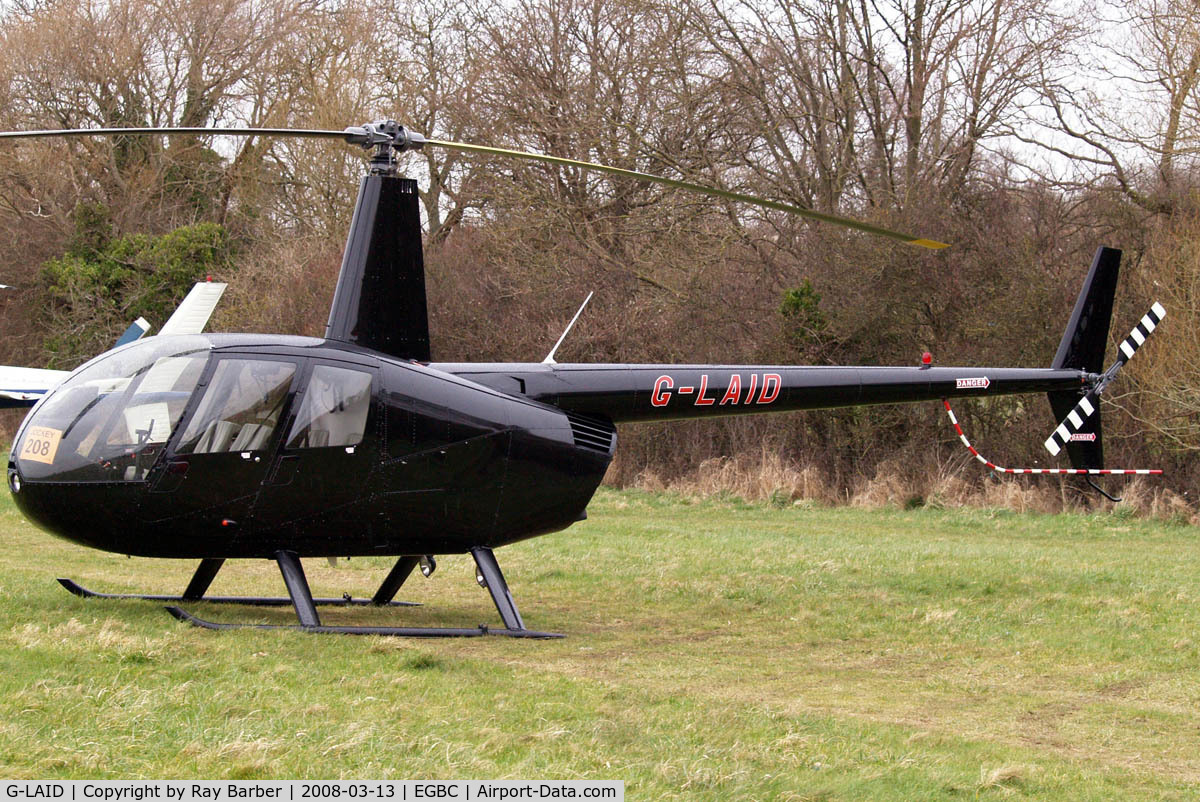 G-LAID, 2006 Robinson R44 Raven II C/N 11377, Robinson R-44 Raven II [11377] Cheltenham Racecourse~G 13/03/2008