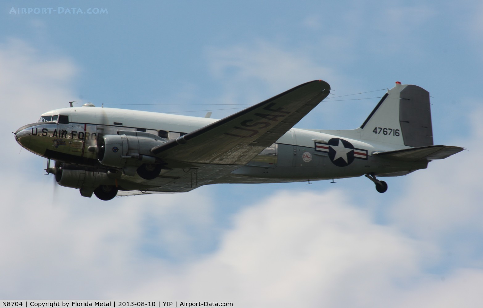 N8704, 1944 Douglas DC3C-S4C4G (TC-47B-30-DK) C/N 33048, Yankee Doodle Dandy C-47