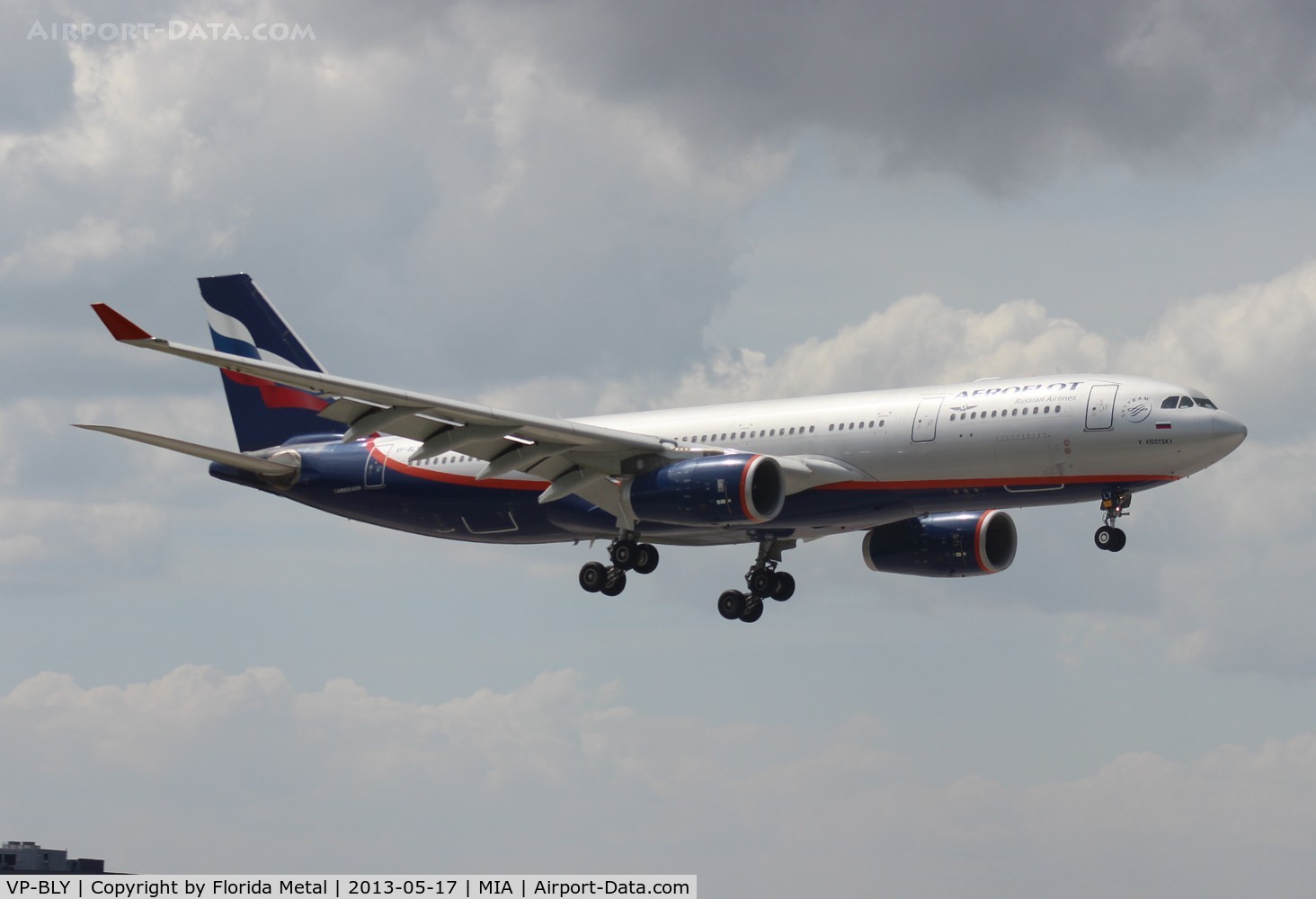 VP-BLY, 2008 Airbus A330-243 C/N 973, Aeroflot A330-200