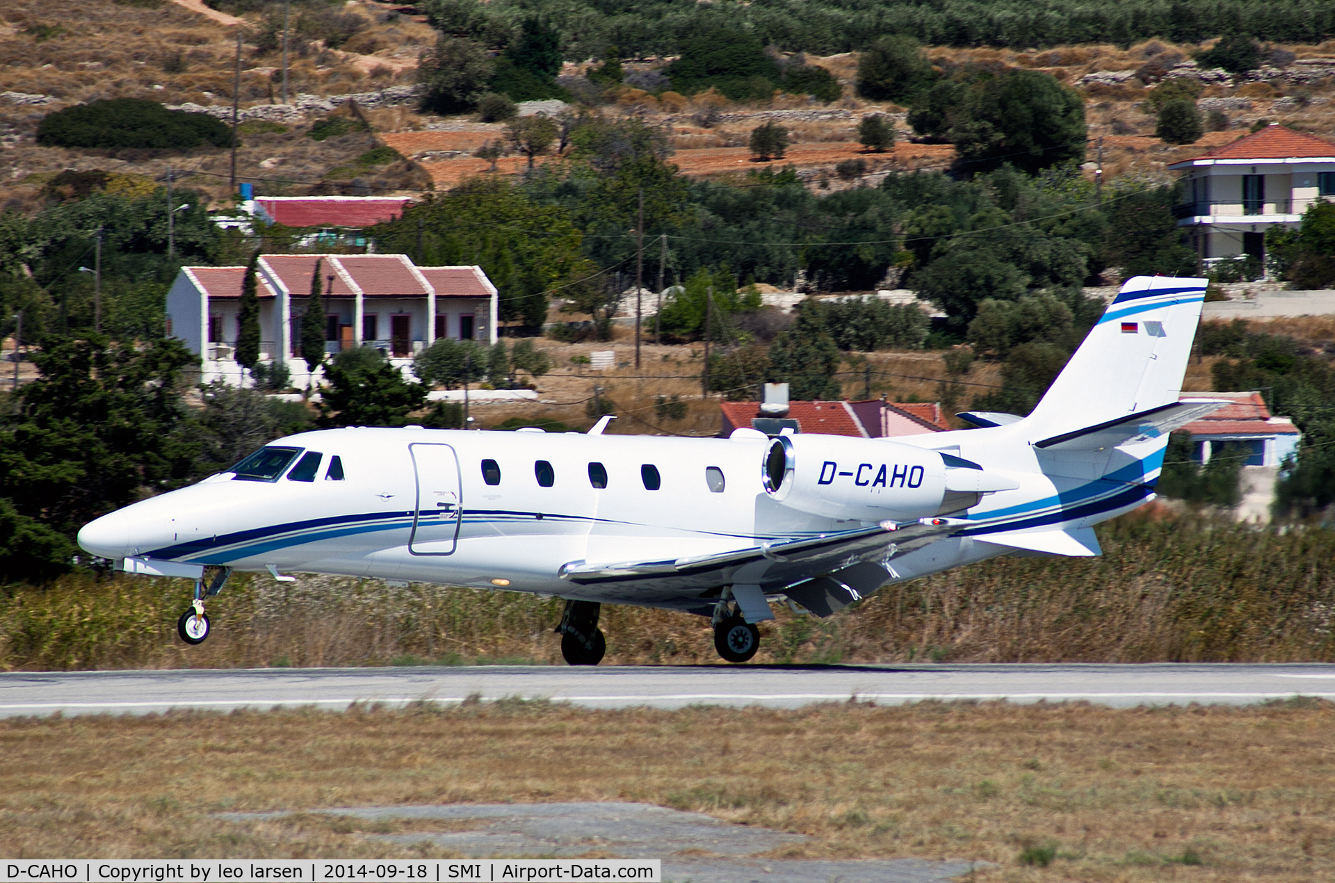 D-CAHO, 2014 Cessna 560 Citation Excel XLS+ C/N 560-6165, Samos 18.9.14