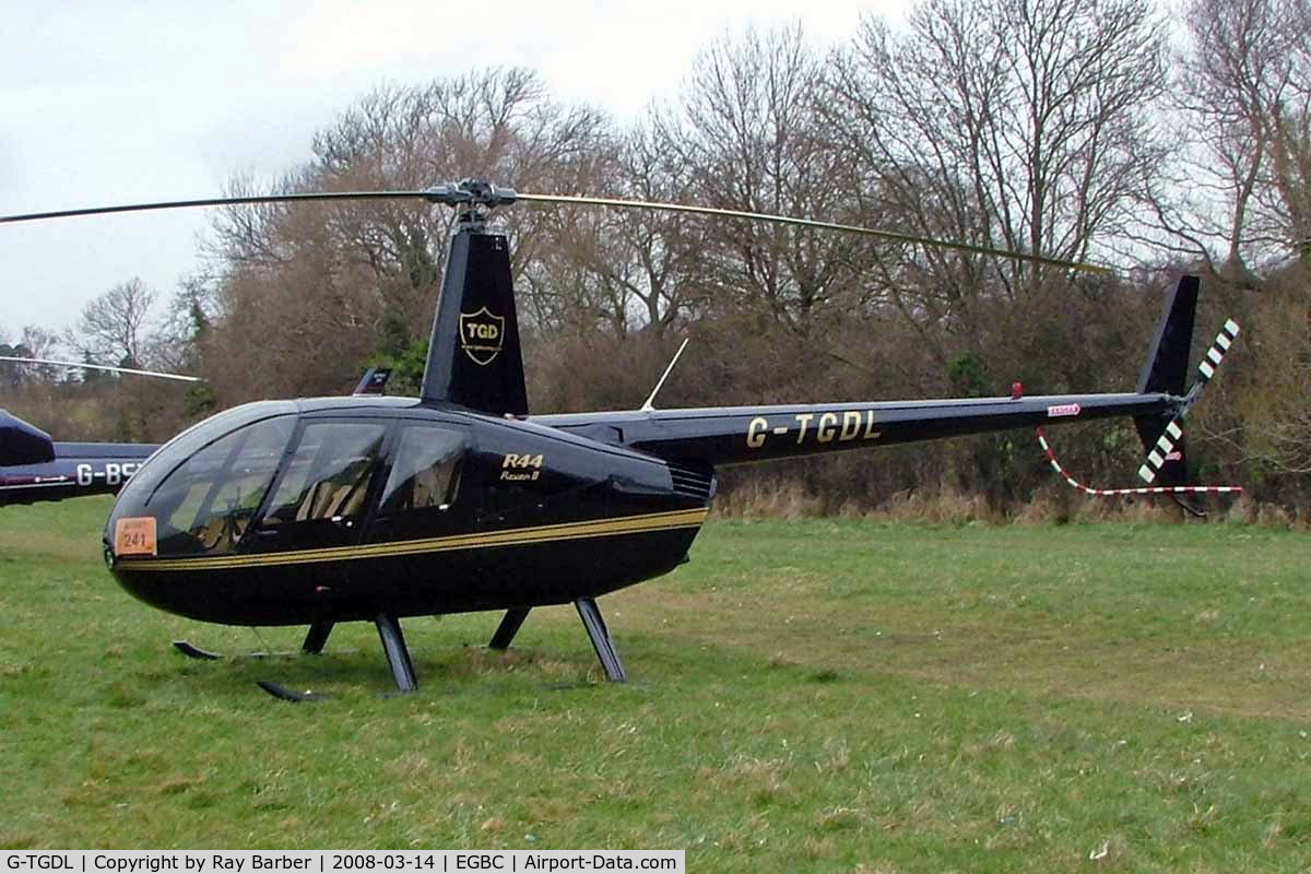 G-TGDL, 2007 Robinson R44 Raven II C/N 11746, Robinson R-44 Raven II [11746] Cheltenham Racecourse~G 14/03/2008