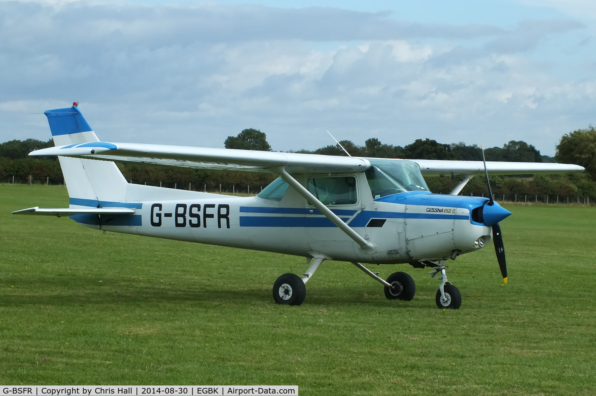 G-BSFR, 1979 Cessna 152 C/N 152-82268, at the LAA Rally 2014, Sywell