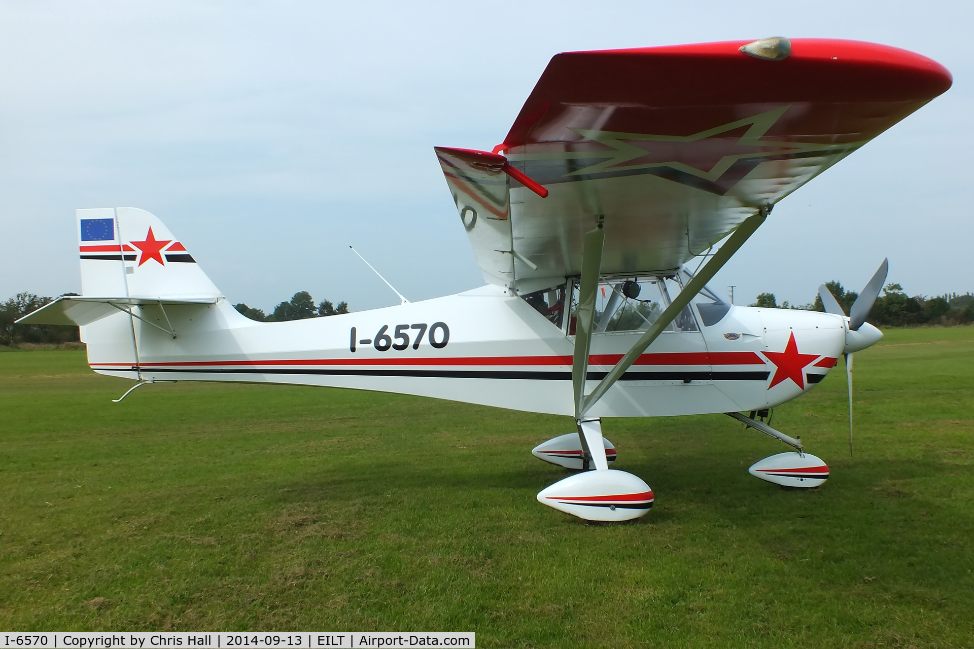 I-6570, Aeropro Eurofox 912 C/N 11301, at Limetree Airfield, Portarlington, Ireland