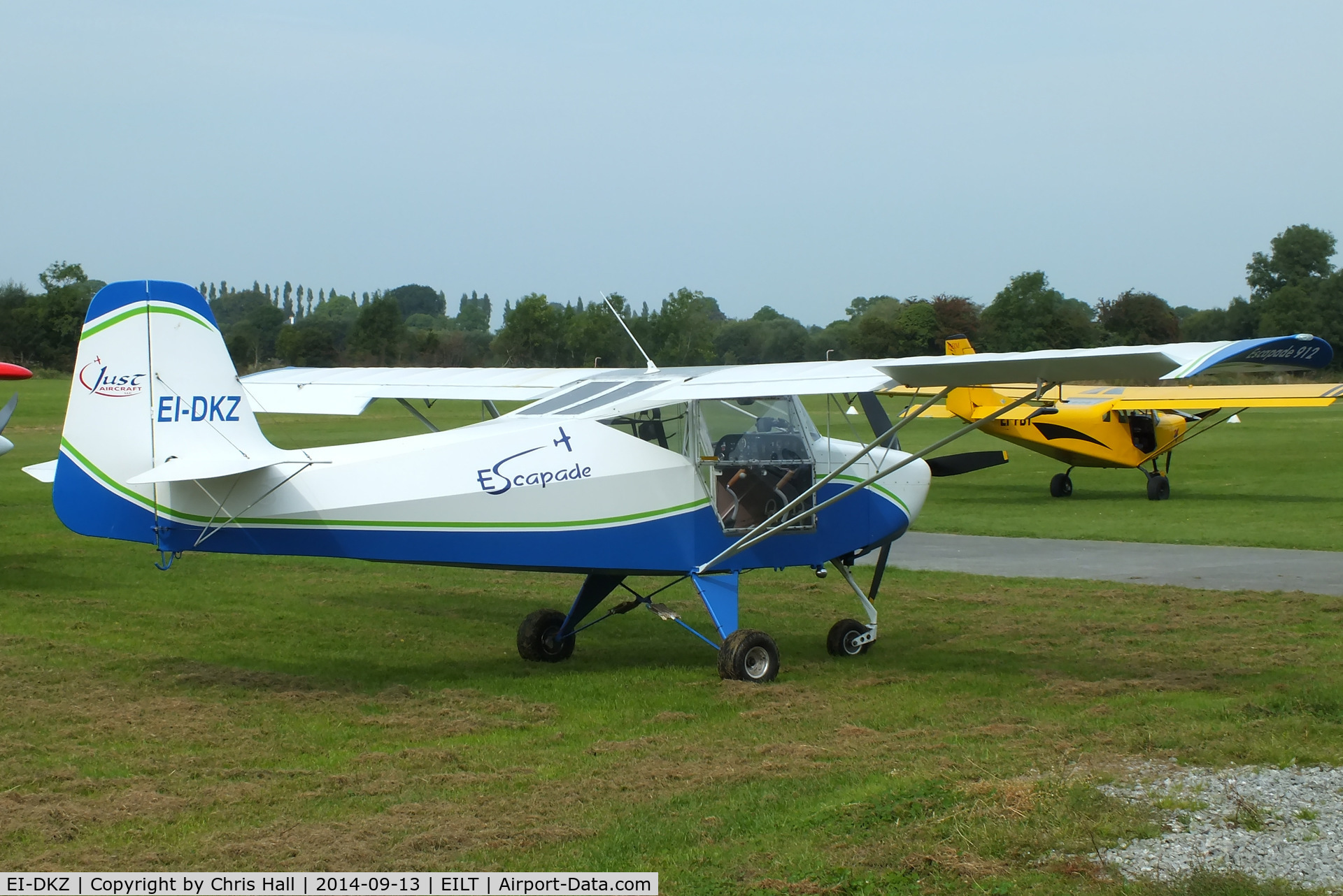 EI-DKZ, 2004 Just Aircraft Escapade 912(1) C/N BMAA/HB/423, at Limetree Airfield, Portarlington, Ireland