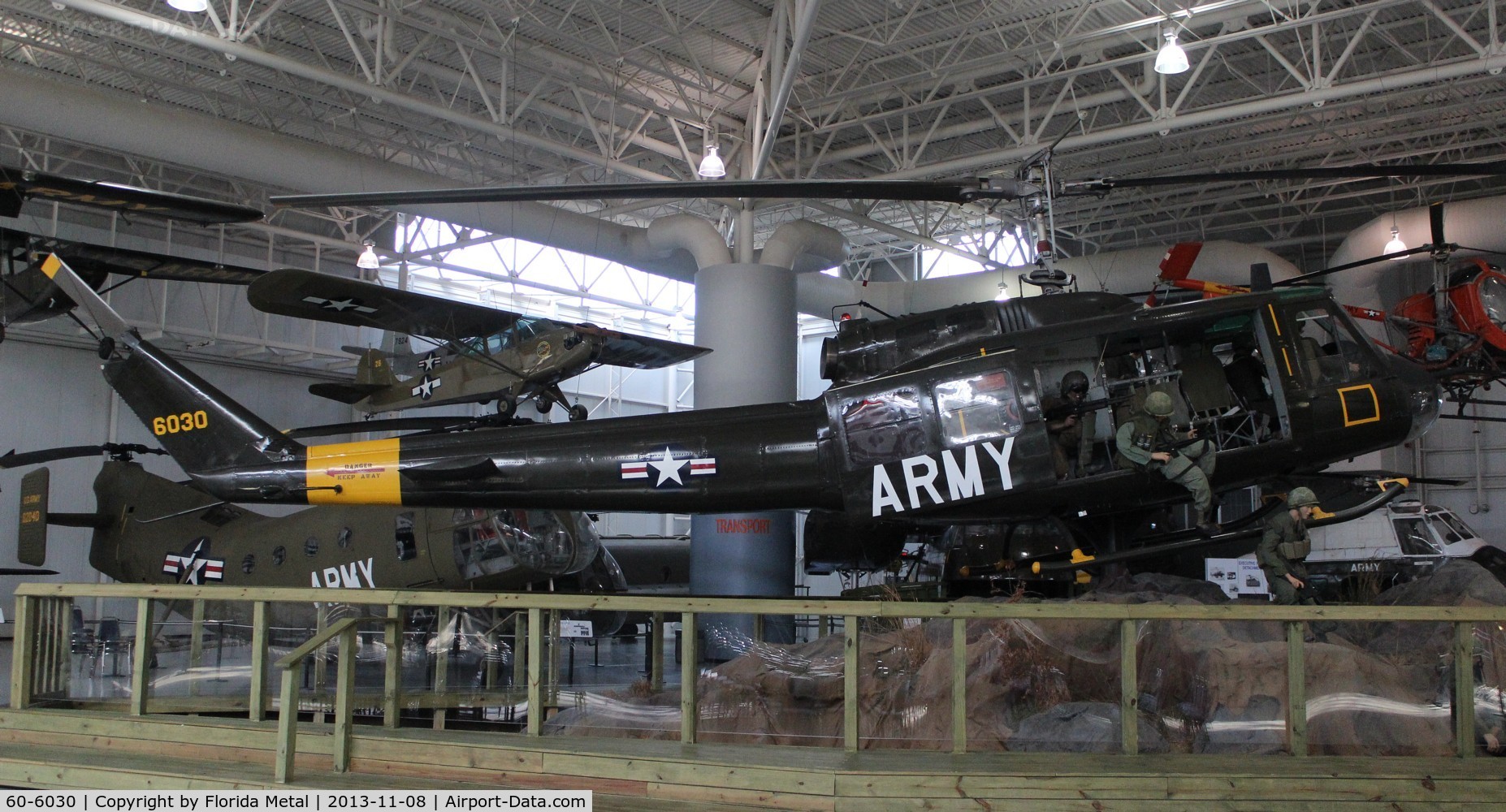 60-6030, 1961 Bell YUH-1D Iroquois C/N 703, YUH-1D at Army Aviation Museum Ft. Rucker AL