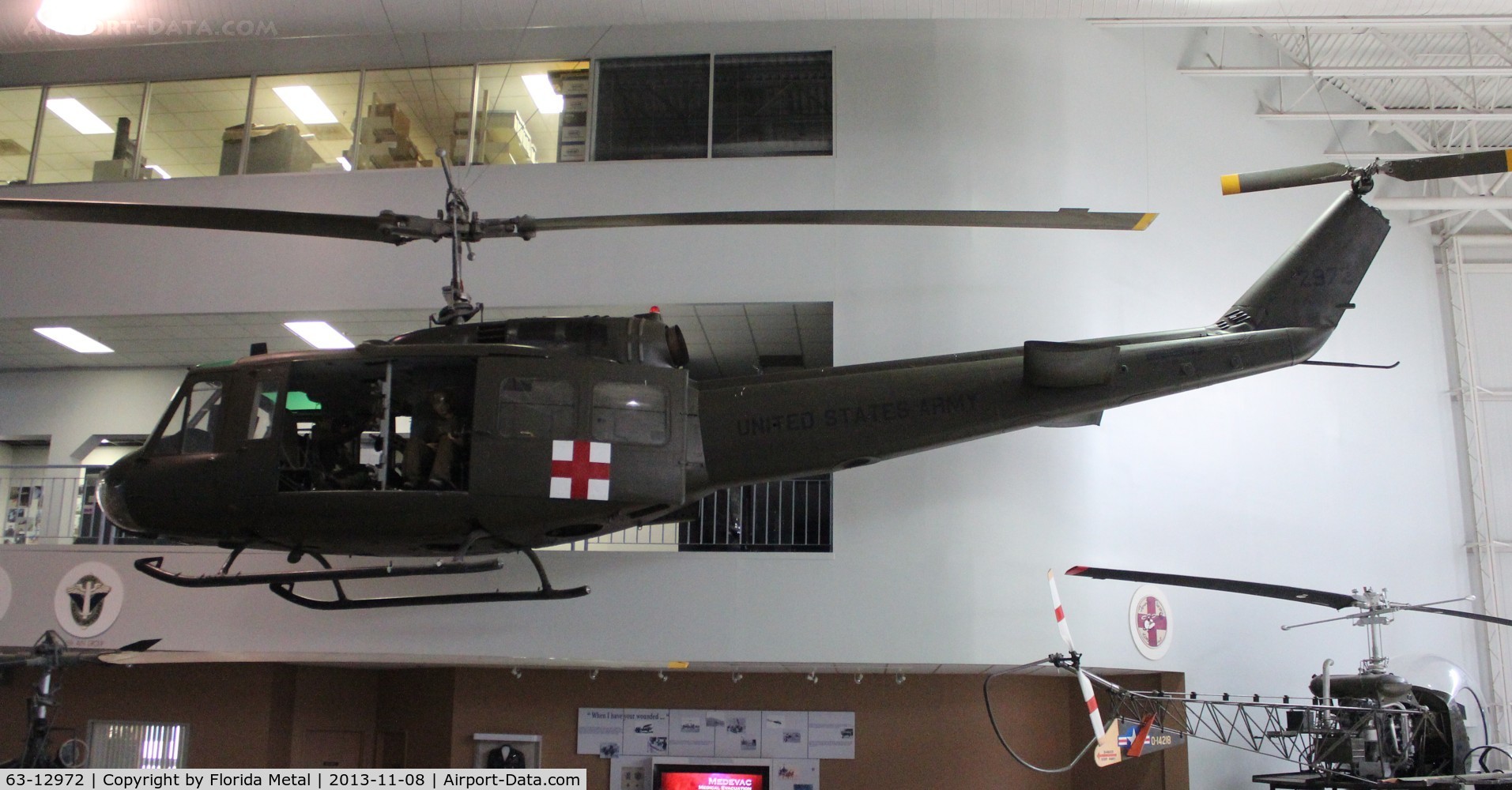 63-12972, 1964 Bell UH-1D Iroquois C/N 4168, UH-1D at Army Aviation Museum Ft. Rucker AL