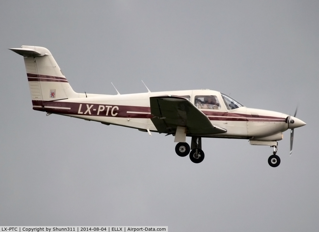 LX-PTC, 1979 Piper PA-28RT-201T Turbo Arrow IV C/N 28R-7931157, Landing rwy 24