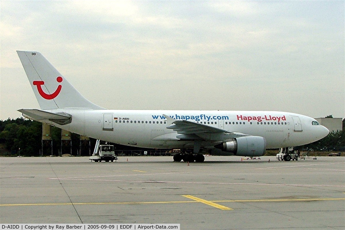 D-AIDD, 1989 Airbus A310-304 C/N 488, Airbus A310-304 [488] (Hapag-Lloyd) Frankfurt~D 09/09/2005