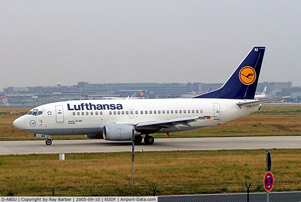 D-ABIU, 1991 Boeing 737-530 C/N 24944, Boeing 737-530 [24944] (Lufthansa) Frankfurt~D 10/09/2005