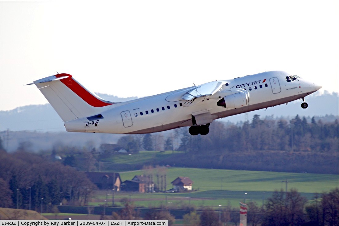 EI-RJZ, 1998 BAe Systems Avro 146-RJ85A C/N E.2326, BAe 146-RJ85 [E2326] (Cityjet) Zurich~HB 07/04/2009